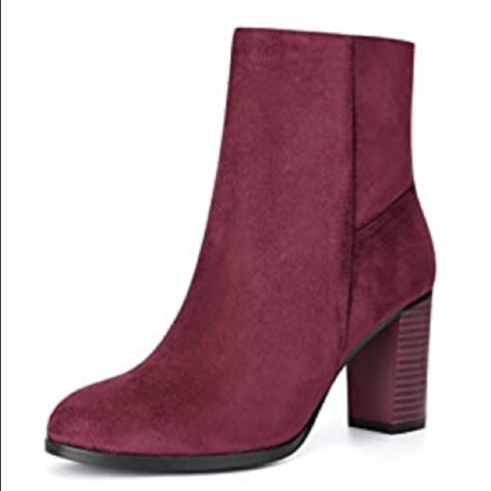 Suede booties